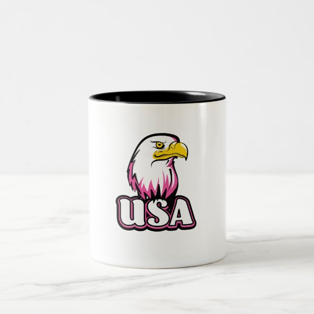 Taza Bicolor Eagle Bald de Estados Unidos (Centro)