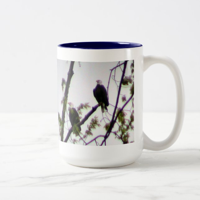 Taza Bicolor Eagle calvo (Derecha)