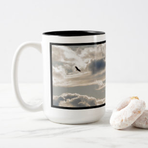 Taza Bicolor Eagle calvo altísimo