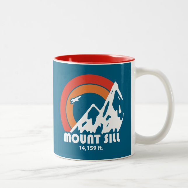 Taza Bicolor Eagle Sun de Mount Sill California (Derecha)