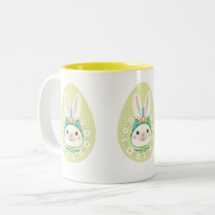 Taza Bicolor Easter Bunny Mug