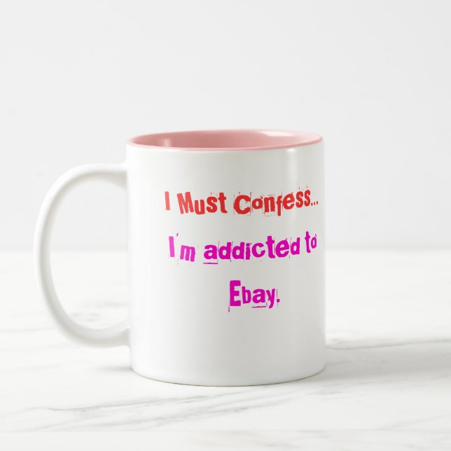 Taza Bicolor Ebay envicia (Izquierda)