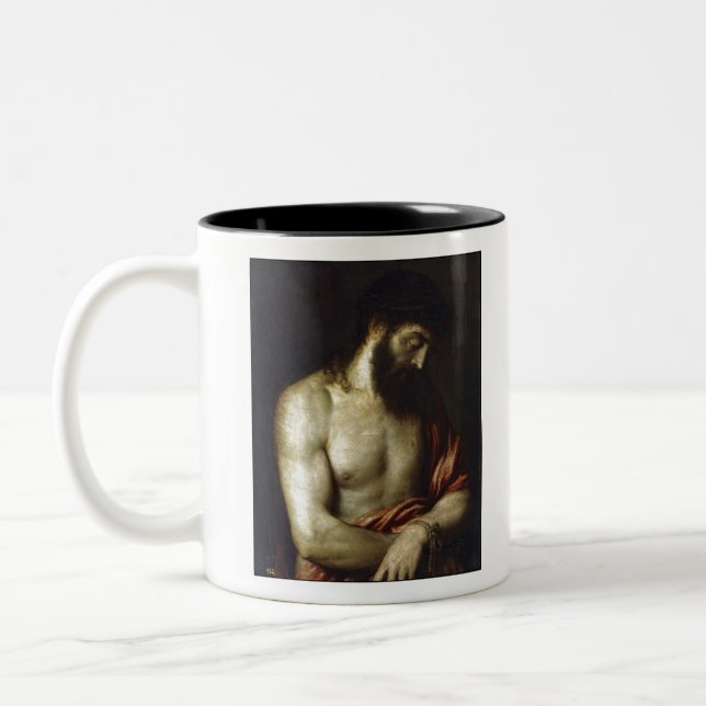 Taza Bicolor Ecce Homo - Tiziano - 1547 (Izquierda)