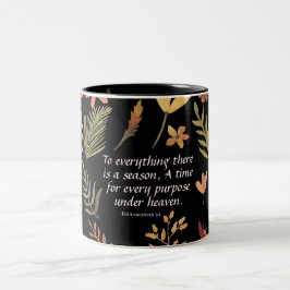 Taza Bicolor Ecclesiastés 3:1 En todo momento hay una temporada