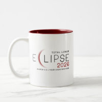 Eclipse Lunar 2026 Ubicación Personalizada Conmemo