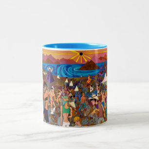 Taza Bicolor Eclipse solar 2012