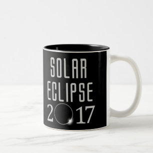 Taza Bicolor Eclipse solar 2017 Mug