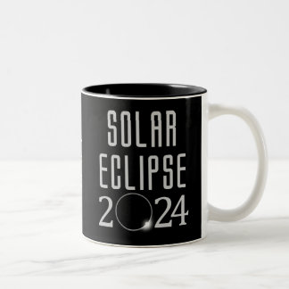 Taza Bicolor Eclipse solar 2024 Mug