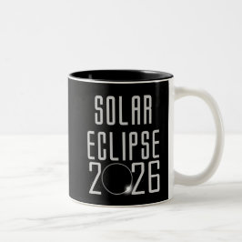 Taza Bicolor Eclipse solar 2026 Mug