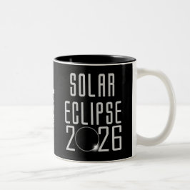 Taza Bicolor Eclipse solar 2026 Mug