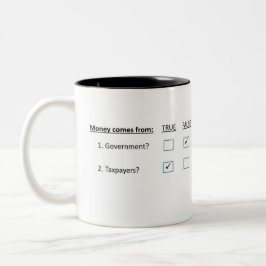 Taza Bicolor Economía 101: Mug por Broadkill