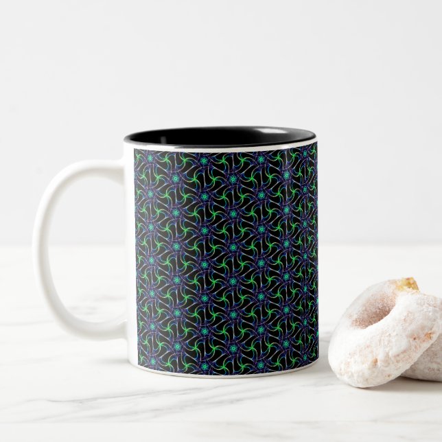 Taza Bicolor Ecos de la eternidad (Con donut)
