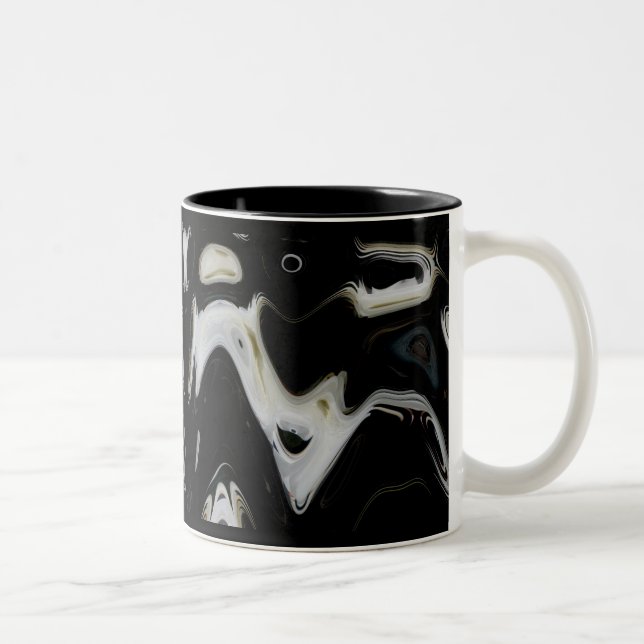 Taza Bicolor Ectoplasma Resumen Mug (Derecha)