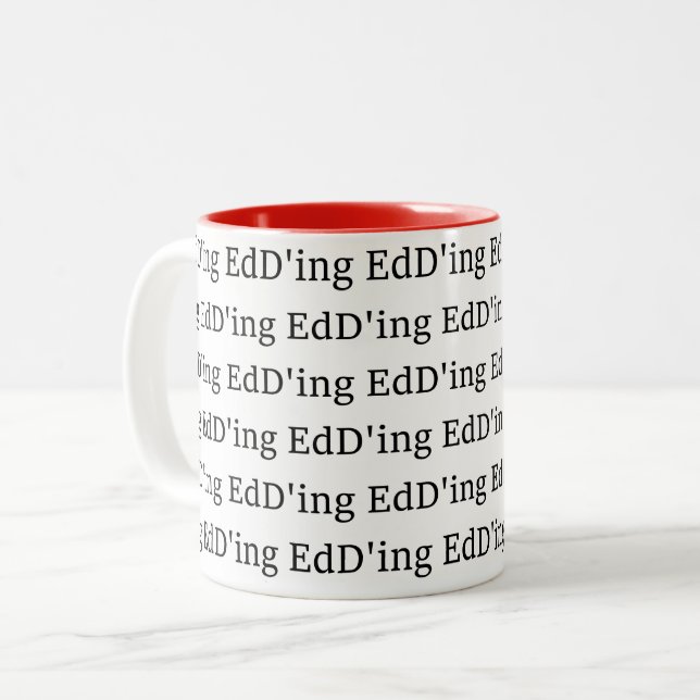 Taza Bicolor EdD'ing (Anverso izquierdo)