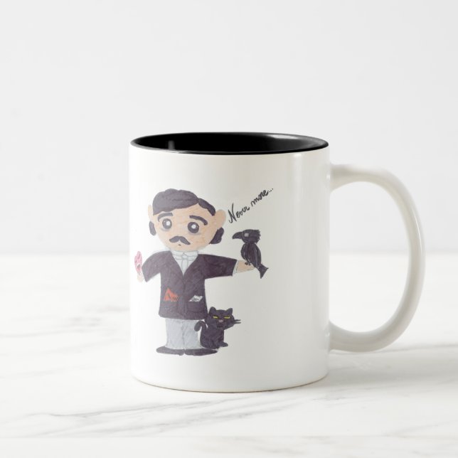 Taza Bicolor Edgar Allan Poe (Derecha)