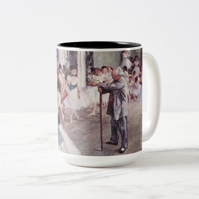 Taza Bicolor Edgar Degas La Clase De Baile (Anverso derecho)