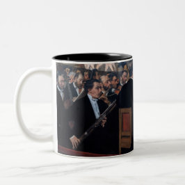 Taza Bicolor Edgar Degas - Orquesta en la Ópera