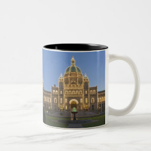 Taza Bicolor Edificio legislativo del Canadá, Columbia Britán