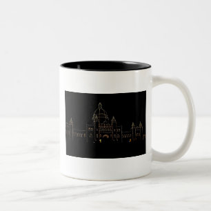 Taza Bicolor Edificios del parlamento en la noche