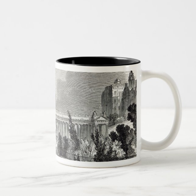 Taza Bicolor Edimburgo: Institución y Scott reales (Derecha)