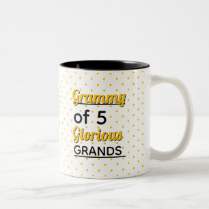 Taza Bicolor ¡Edita el número! Haz que sea tu propia abuela esp