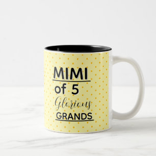 Taza Bicolor ¡Edita el número! Haz que sea tu propia abuela esp