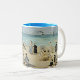 Taza Bicolor Edouard Manet - En la playa, Boulogne-sur-Mer