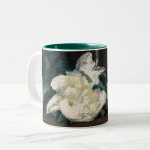 Taza Bicolor Edouard Manet - Rama de peonías blancas, Tijeras d