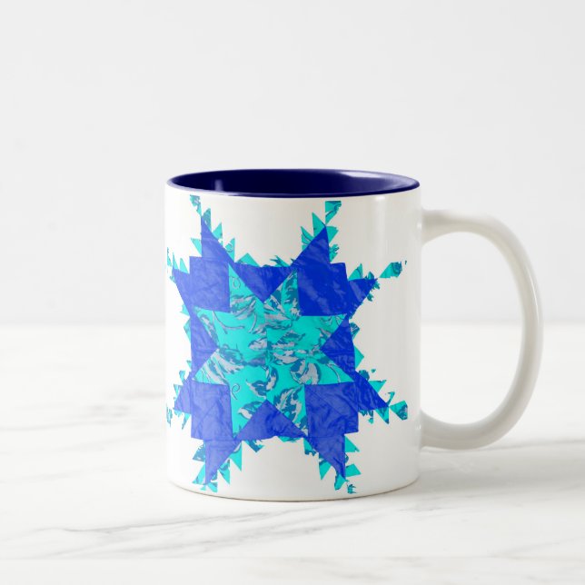 Taza Bicolor Edredones americanos antiguos (Derecha)