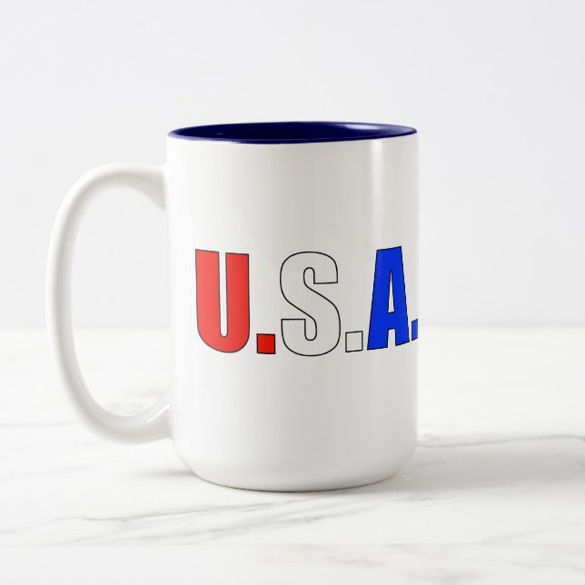 TAZA BICOLOR EE.UU. (Izquierda)
