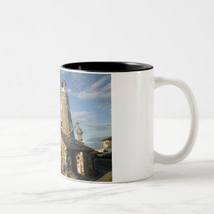 Taza Bicolor EE.UU., ALASKA, PENÍNSULA KENAI, HOMBRE: Escudo de