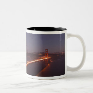 Taza Bicolor EE.UU., California, Marin. Levantamiento lunar por