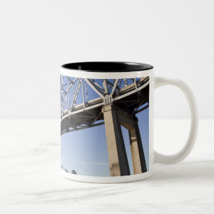 Taza Bicolor EE. UU., Luisiana, Nueva Orleans. Silueta desde el