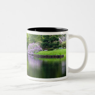 Taza Bicolor EE. UU., Maine, Northeast Harbor. Vista de Asticou