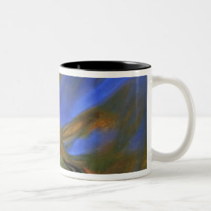 Taza Bicolor EE. UU., Michigan, Península Superior, hoja de abe