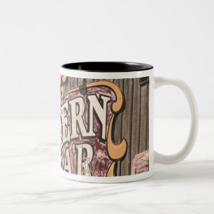Taza Bicolor EE. UU., Nuevo México, Cloudcroft: Pueblo de Monta