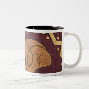 Taza Bicolor EE. UU., Nuevo México, Santa Fe. Sección de primer