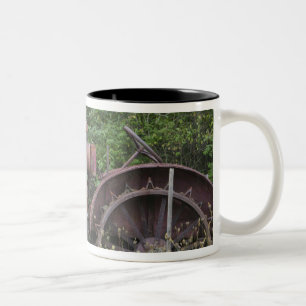Taza Bicolor EE. UU., Vermont, MANCHESTER: Tractor agrícola ant