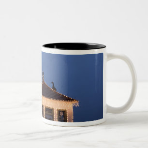 Taza Bicolor EE. UU., Washington, Mukilteo. Faro de Mukilteo