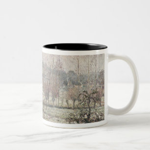 Taza Bicolor Efecto de la nieve en Eragny, 1894