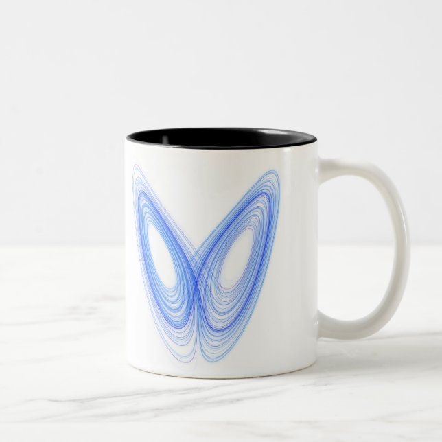 Taza Bicolor Efecto mariposa -- friki elegante (Derecha)