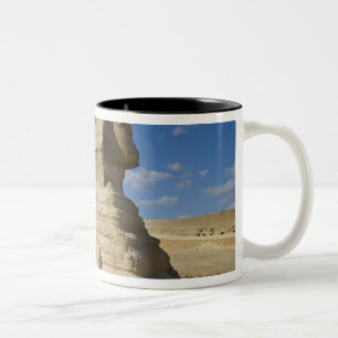 Taza Bicolor Egipto, Giza. La gran Sfinx se eleva por encima de