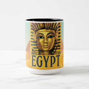 Taza Bicolor Egipto - Tutankamón