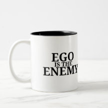 Ego Es El Enemigo Minimalista Máquina de Escribir 