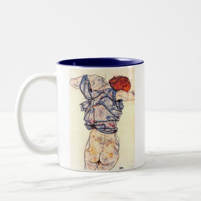 TAZA BICOLOR EGON SCHIELE (Izquierda)