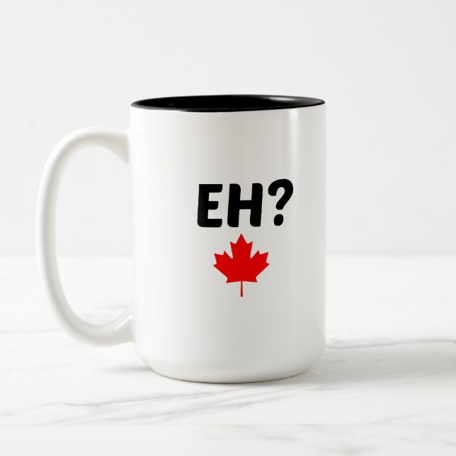 TAZA BICOLOR EH CANADÁ MAPPLE LEAF (Izquierda)