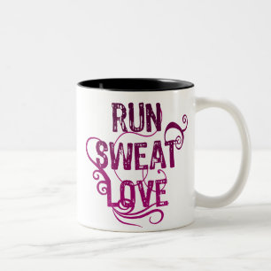 Taza Bicolor Ejecutar sudor amor