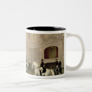 Taza Bicolor Ejercicio de la mañana en el Hofreitschule