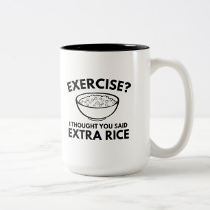 Taza Bicolor ¿Ejercicio? Rice extra