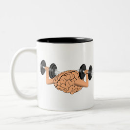 Taza Bicolor Ejercite el cerebro